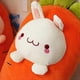 thumbnail image 2 of 27.5" Bunny Plush Pillow Cute Carrot Stuffed Animal Kawaii Squishy Anime Rabbit Plushie Soft Hugging Body Pillow Plush Toy Gifts for Kids Boys Girls H, 2 of 4