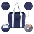 thumbnail image 3 of Unique Bargains Insulated Lunch Bag for Women and Men for Work Office Navy Blue, 3 of 6