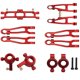 thumbnail image 1 of Tholdsy Kit DIY de eje de Portal trasero delantero duradero de aleación de aluminio para 1/18 Axial Capra UTB18 RC, pieza de coche, accesorios Kits de construcción modelo Rojo, 1 of 6