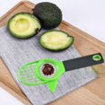 thumbnail image 3 of Couteau à Avocat Couteau à éplucher l'avocat/Éplucheur 3 en 1 / Convient pour Le Tranchage de Fruits de Cuisine （2 Pièces）, 3 of 5