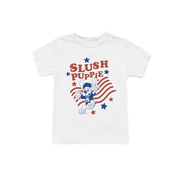 Officially Licensed Slush Puppie Vintage Patriotic Puppie Youth's T-shirt