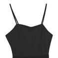 thumbnail image 5 of Sinleey Womens Lyrical Ballet Dancewear Mesh High-Low Hem Modern Dance Dress Black M, 5 of 7