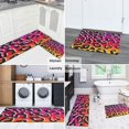 thumbnail image 5 of Colorful and Black Of Leopard Print Kitchen Rugs Sets Of 2,Anti Fatigue Kitchen Mat Rugs Non Slip Washable,Decorative Kitchen Floor Mats for Kitchen,Sink,Laundry,17"x30"+17"x47", 5 of 7