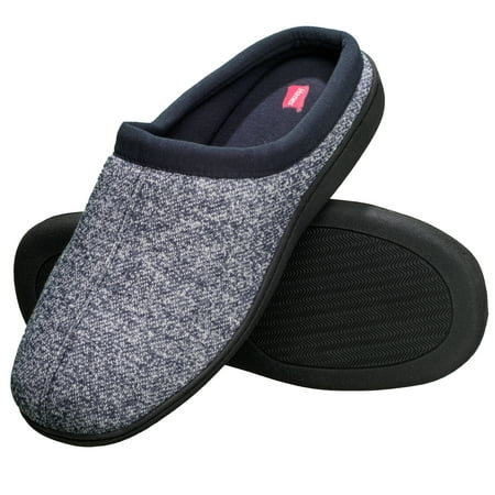 

Hanes Mens Memory Foam Indoor Outdoor Clog Slipper Shoe with Fresh IQ (Size (Large (Mens US 9.5-10.5) Navy Clog)