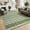 Green, variant on Nanan 10'x13' Area Rugs for Living Room Bedroom Washable Geometric Checkered Rug Vintage Non Slip Low Pile Indoor Carpet, Green