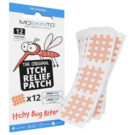 MOSKINTO The Original Mosquito Itch Relief Patch 12 count