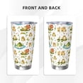 thumbnail image 3 of Susaid Cute Frog Print 20oz Car Cup,Insulated Coffee Cup Fully Spill Proof Travel Coffee Mug, Stainless Steel Tumbler for Work Home Outdoor Car-Without Straw, 3 of 8