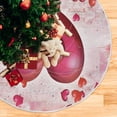 thumbnail image 5 of FMSHPON Valentine's Day Mother's Day Red Heart Love Xmas Christmas Tree Skirt Stand Mat for Holiday Party Decoration Indoor Outdoor 48 inches, 5 of 6