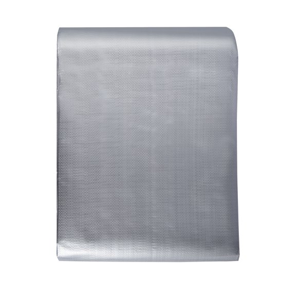VEVOR Tarp Waterproof 20x30 ft, Plastic Poly Tarp Cover 10 Mil, Multi Purpose Tear UV and Temperature Resistant Outdoor Tarpaulin with High Durability Reinforced Grommets (Silver/Brown)