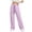 *Pink, variant on Women's High Waist Wide Leg Cargo Pants,Drawstring Parachute Pants For Women,Ladies Y2K Streetwear Hiking Trousers with Pockets,Purple,S-2XL