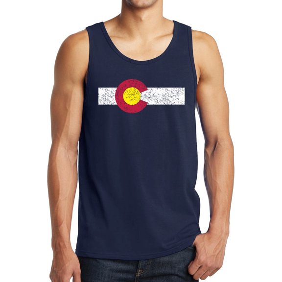 Colorado State Flag Tank Top Mens Tank Vintage