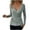 #H-Gray, variant on ZHYou Women's Long Sleeve Tops Cute Solid Color Casual Hollow Out Blouses V-Neck Top T-shirts