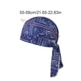 thumbnail image 3 of VeFlora Cooling Headscarf Cap Bandana Beanie Motorcycle Pirate Head Wrap Safety Liner Elastic Fit Adjustable Straps, 3 of 9
