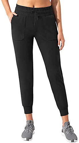 Mondetta Ladies' Moisture Wicking Ultra-Soft Jogger Pants Color: Black, Size: Medium