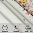 thumbnail image 3 of Easter Tablecloth Round 60 Inches Holiday Bunny Eggs Table Cloths Spring Easter Floral Table Cover Washable Table Cloth for Easter Coloring Tablecloth for Kitchen Party Dinner Tabletop Decoration, 3 of 6