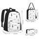 thumbnail image 2 of Fotbe Cute Shark Set Escolar 3 en 1 para Niños - Mochila Duradera con Lonchera Aislante y Estuche para Lápices - Mochila Escolar para Niños y Niñas, 2 of 7