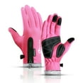 thumbnail image 2 of Winter Warm Gloves for Men Women Touch Screen Gloves Thin Liner Windproof Waterproof Anti-Slip Thermal Gloves for Skiing Running Cycling Driving, 2 of 11