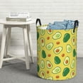 thumbnail image 5 of Funny Avocado Yellow Laundry Basket, Laundry Hamper Waterproof Laundry Bag Clothes Hamper Laundry Bin with Handles for Bedroom, Living Room, Kids Room-#, 5 of 5