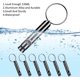 thumbnail image 4 of 6pcs Emergency Whistle Aluminum Emergency Whistle with Safety Lanyard Survival Whistle Suitable for Hiking Camping Training Outdoor Sports, 4 of 5