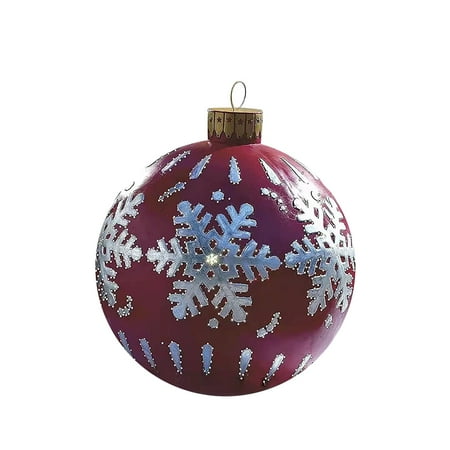 

60cm Christmas Decorative Balloon Outdoor Printed Inflatable Toy Craft