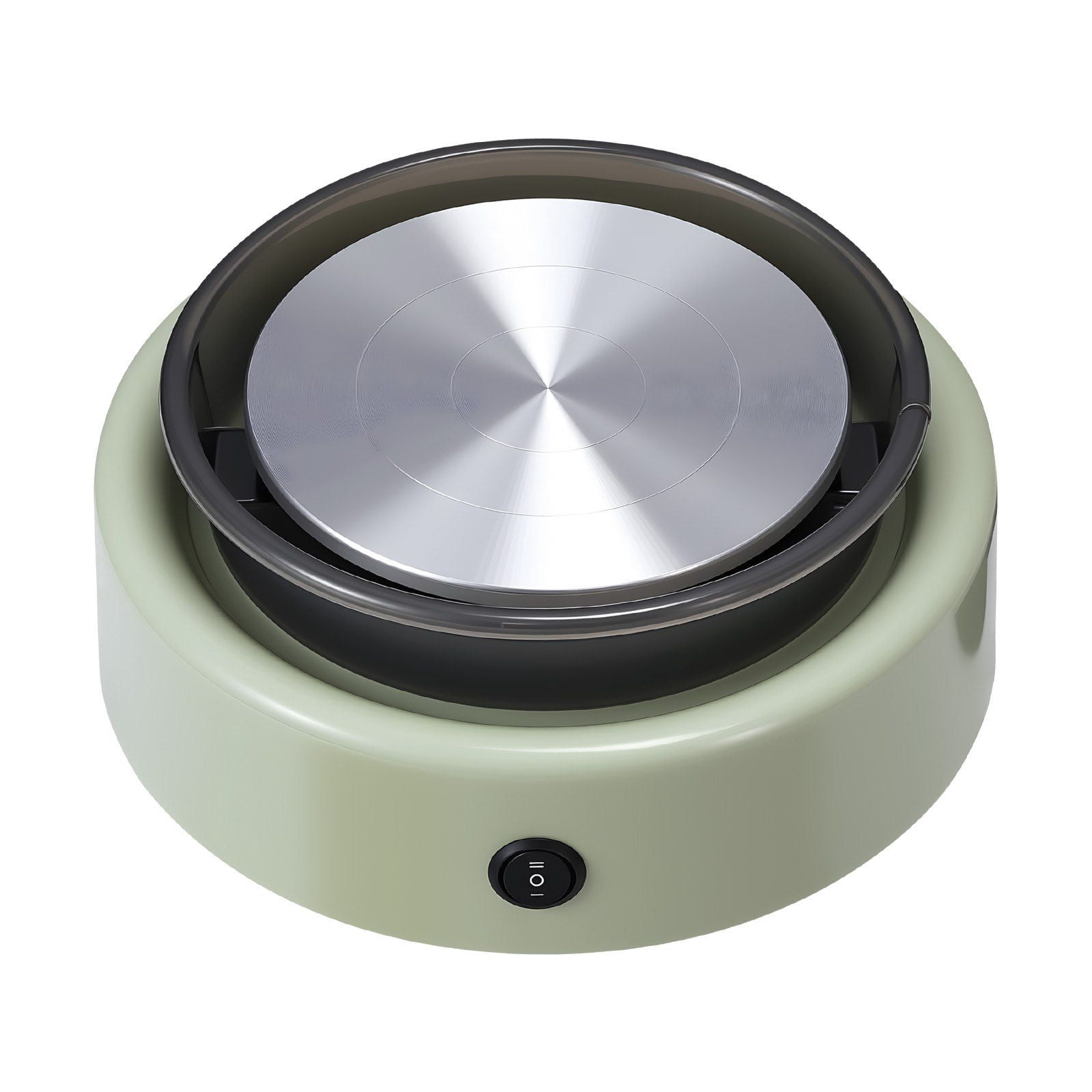 Children's Electric Pottery Wheel: Compact 6-Inch Spinning Turntable for Modeling Clay, Green