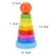 thumbnail image 4 of Apilador de Bloques de Construcción para Niños de Desarrollo Montessori Diversión CUTICAT Juguetes de madera de bloques de arco iris, 4 of 8