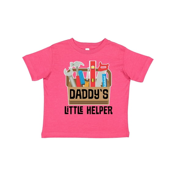 Inktastic Daddys Little Helper Tool Box Boys or Girls Toddler T-Shirt