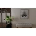 thumbnail image 2 of Gild Design House Plastic Frame Jungle I Hand Painted Canvas in Silver/White, 2 of 4