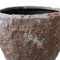 thumbnail image 2 of Benzara BM26608 Hand Made Round Bowl Like Rocky Sandstone Planter, Brown - Set of 3, 2 of 5
