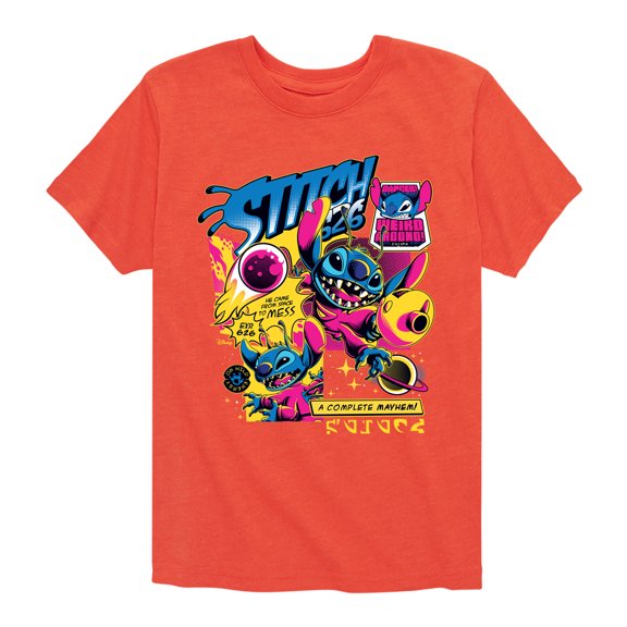 Disney - Lilo & Stitch - Stitch Comic Page - Toddler & Youth Short Sleeve Graphic T-Shirt