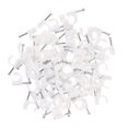 thumbnail image 4 of Minkissy 400pcs Impact Resistance Cable Clips White PE for Wall Installation, 4 of 8