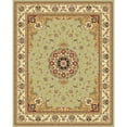 thumbnail image 3 of SAFAVIEH Lyndhurst Gabriella Traditional Bordered Area Rug, Sage/Ivory, 5'3" x 5'3" Round, 3 of 11