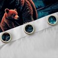 thumbnail image 4 of Homewish Woodland Bear Family Black Out Curtains, Nature Scenery Curtains Pack of 2 (42x63 Each), Vintage Rustic Lake House Bedroom Curtains, Black Out Curtains Decor, 4 of 6