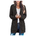 thumbnail image 1 of Women‘s Long Sleeve Cable Knit Cardigan Sweaters Open Front Winter Outwear, 1 of 7