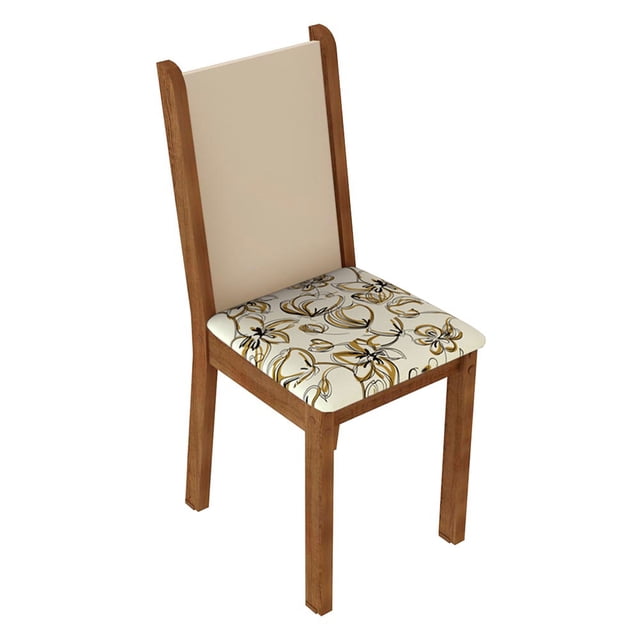 Kit 6 Sillas de Comedor Madesa 4291 Beige