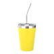 thumbnail image 1 of Vasos de acero inoxidable para niños con tapas a prueba de derrames, pajitas y fundas de silicona, 12 oz, sin BPA, aislados, para bebidas frías y calientes, 1 of 5