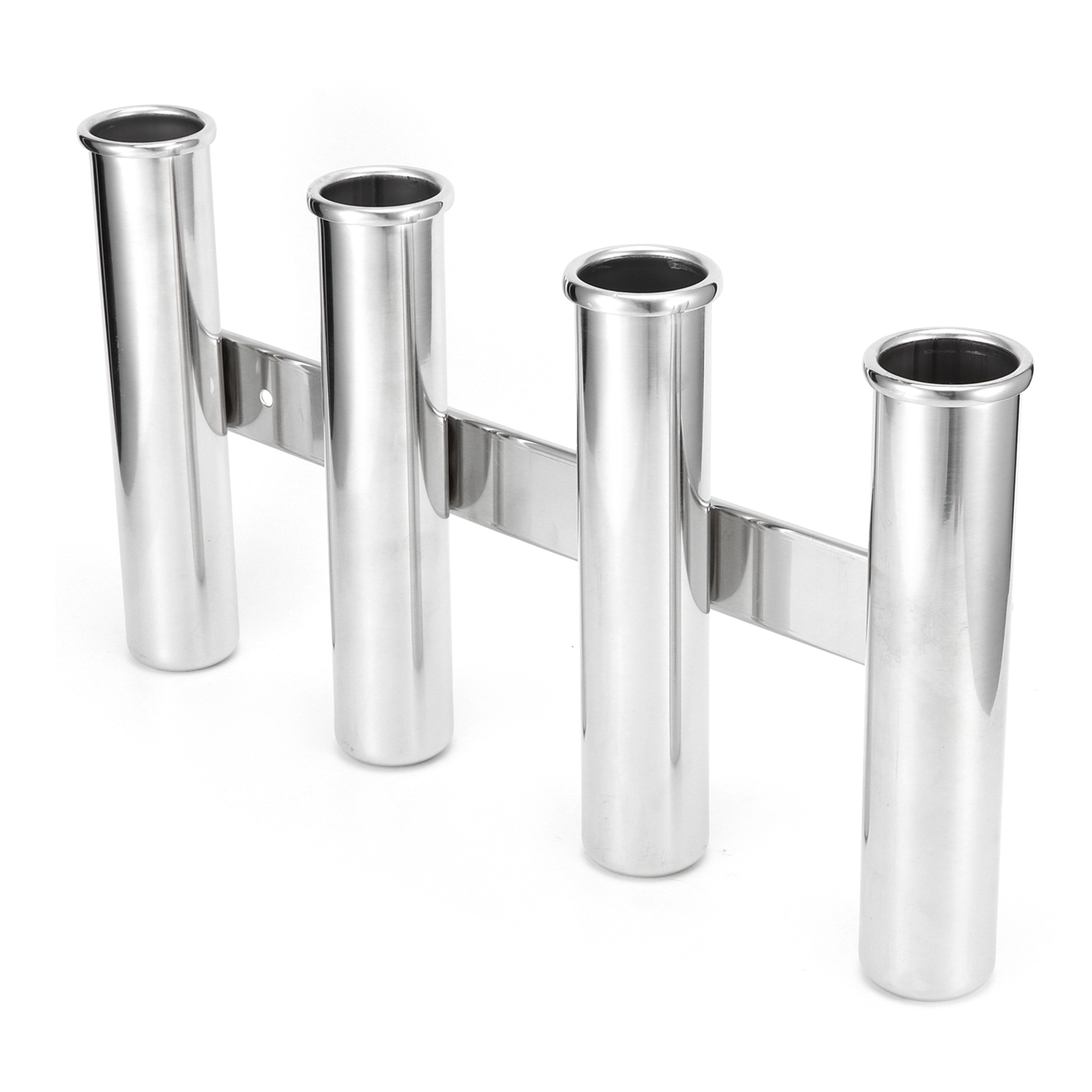 Five Oceans Three Rack Pole Side-Mount Rod Holder, White FO-4330