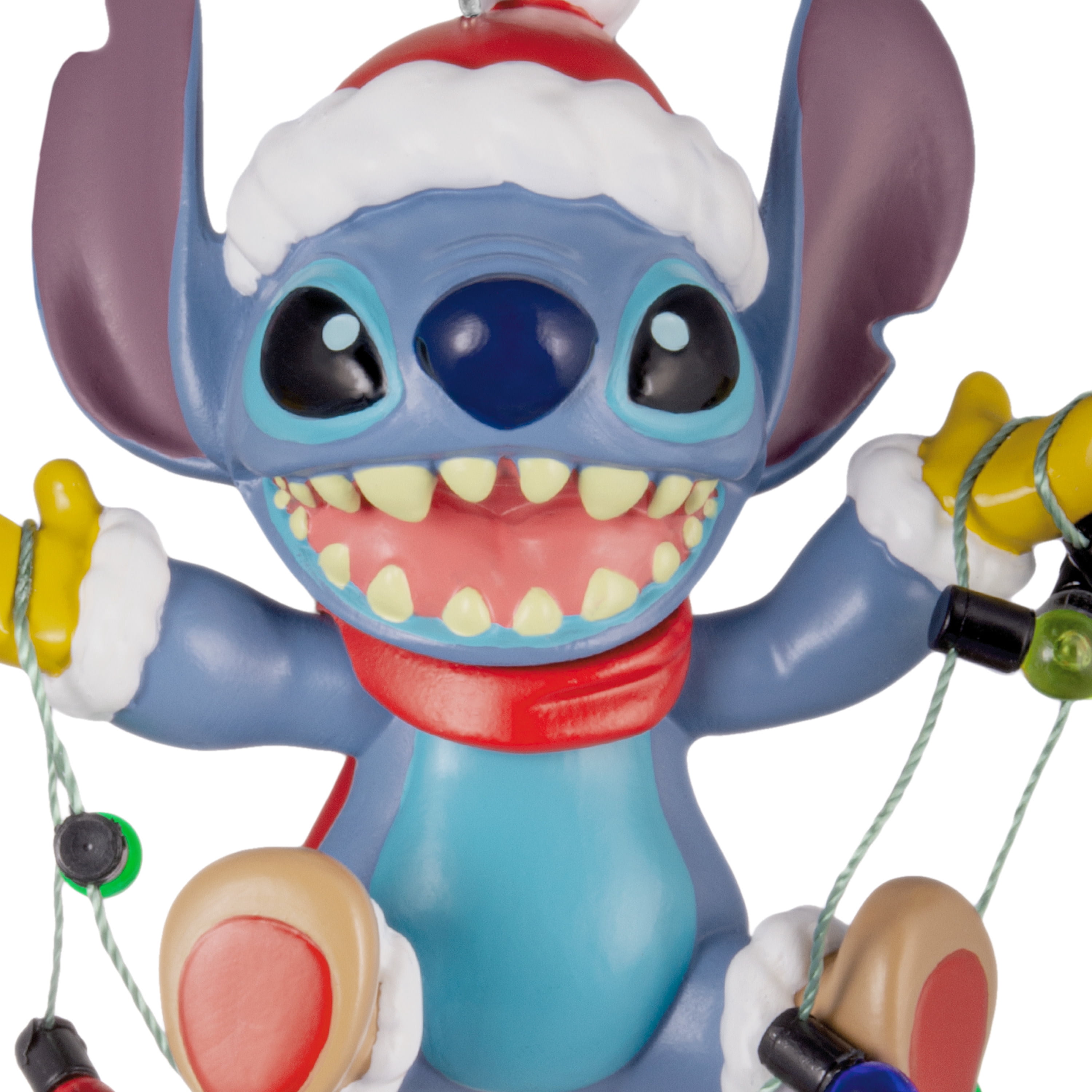Hallmark Christmas Ornament (Disney Stitch with Light String), 1 Count