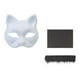thumbnail image 4 of Kit de máscara de gato para manualidades, ideal para fiestas y carnaval. Máscara de gato en blanco para disfraces. Gris, 4 of 9