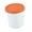 orange, variant on Luzkey Ice Cream Pint Cup Dessert Container Multifunction Leakproof Clear Freezer Tub Cream Pints Cup Storage Jar for Desserts Soup M