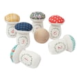 thumbnail image 2 of Manhattan Toy Decorative 8-Piece Soft Toadstool Junior Bowling Set for Kids 3 Years and Up, 2 of 7