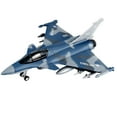 thumbnail image 2 of Modèle Réduit d'Avion en Alliage Cadeau Commémoratif d'Aviation Jouet Avion de Chasse Bleu, 2 of 9
