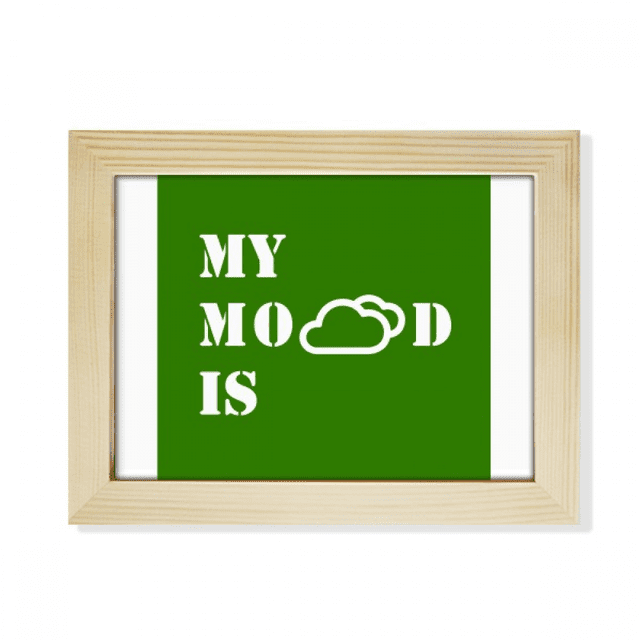 Depressed Mood Cloud Weather Desktop Photo Frame Picture Art Decoration Painting 6x8 inch