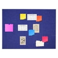 thumbnail image 5 of Dwellnix Modern Cork Board, 12-Piece Set, Navy Blue, Wall Mounted, 9mm Thickness, Polyester Fiber Material for Storing Photos, Notes, and Organizing Space, 5 of 6