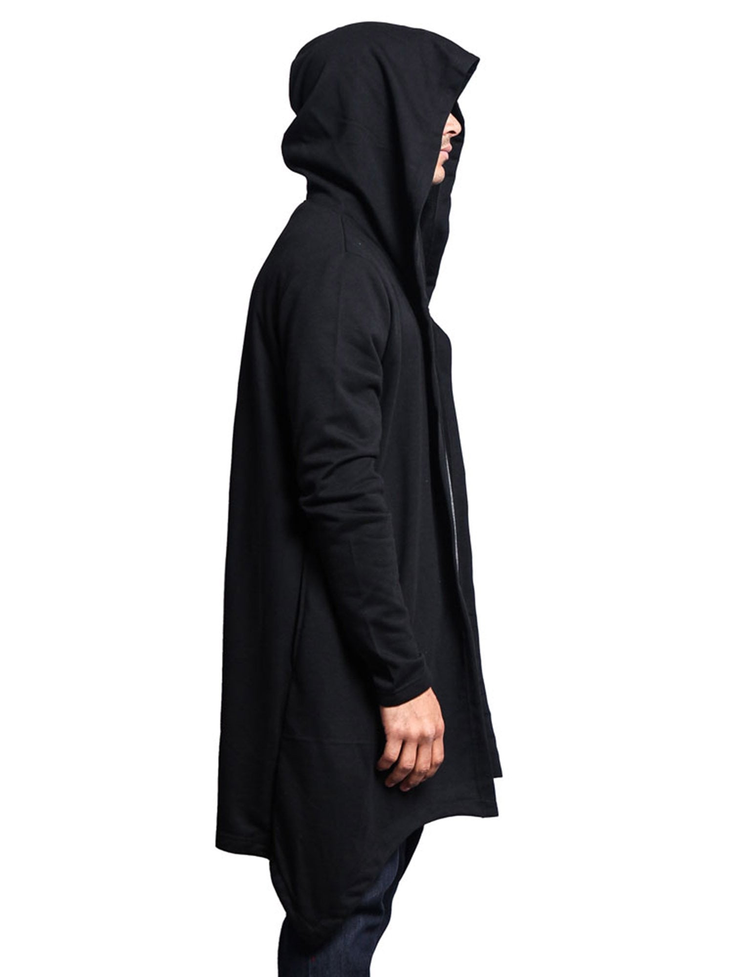 Victorious Long Length Drape Cape Cardigan Hoodie - Multiple
