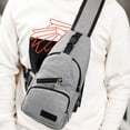 thumbnail image 4 of Mochila bandolera multiusos, ligera, de una sola correa, ideal para senderismo, ciclismo, viajes y uso diario., 4 of 6