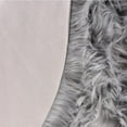 thumbnail image 3 of Soft Plush Oval Gray Area Rugs 2 x 4ft Modern Decor Fluffy Rugs Carpet for Bedroom Living Room Nursery Shaggy Floor Mats, 3 of 6