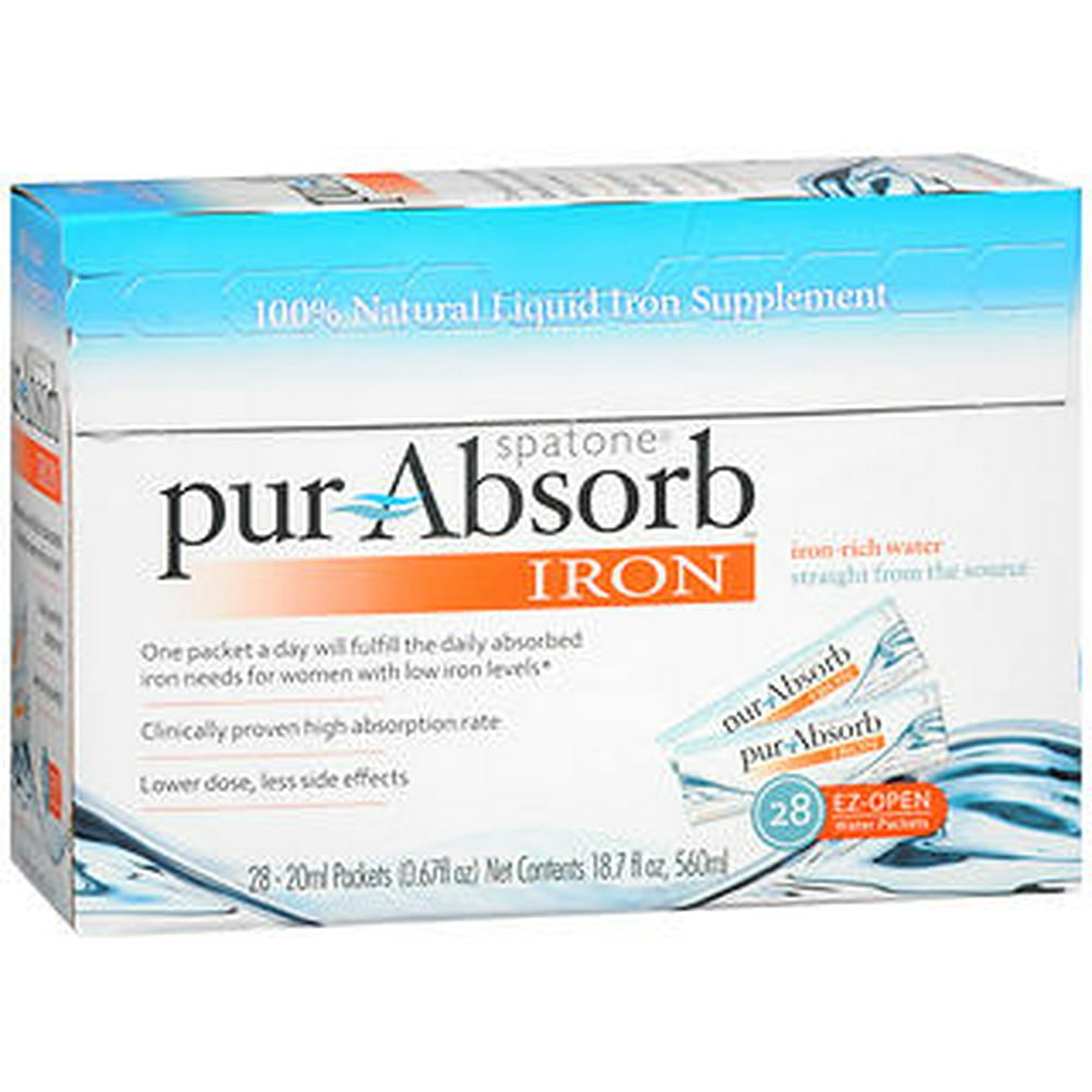 PurAbsorb Iron Liquid, Apple 28 ct