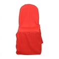 thumbnail image 3 of BalsaCircle 100 Red Solid Polyester Banquet Chair Covers Slipcovers Party Linens, 3 of 8