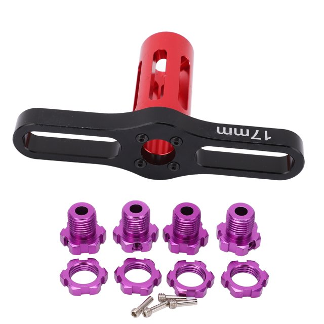 Bujes De Rueda Estriados Con Tuercas Hexagonales, 1/10 Tuercas Hexagonales Bujes De Rueda Estriados Aleación De Aluminio Resistente Fácil De Instalar 4 Juegos Para E-REVO Summit ANGGREK CG2720